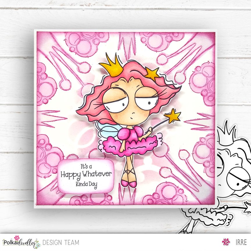 Card with Wanda Fairy Ballerina